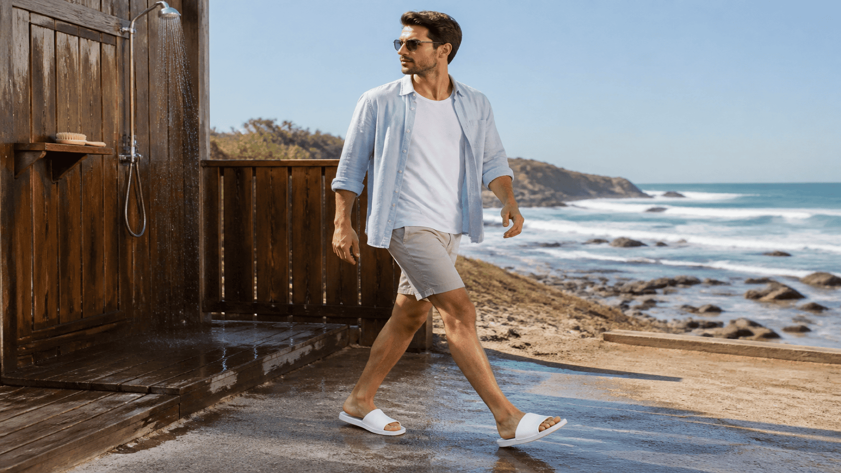 Easy-Clean Travel Slides for Beach Trips