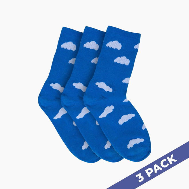 Cloud Slides - 3 Pairs Socks - photo 1