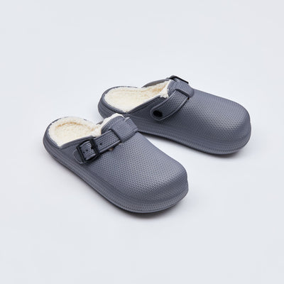 Cloud Slides - Men's Snuggle Fur-Lined Clogs - photo 2