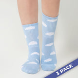 Cloud Slides - 3 Pairs Socks - photo 12