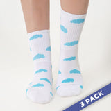 Cloud Slides - 3 Pairs Socks - photo 22